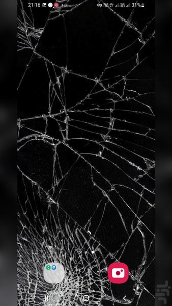 تصویر زمینه گوشی شکسته - عکس برنامه موبایلی اندروید