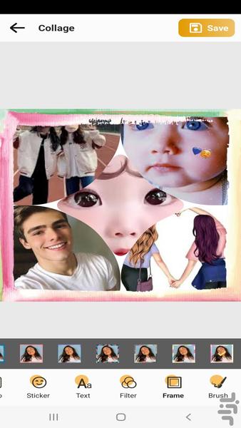 کلاژ حرفه ای تصاویر 🔰 - Image screenshot of android app