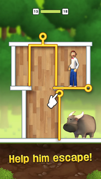 Escape Master -Pull Pin Puzzle - عکس بازی موبایلی اندروید
