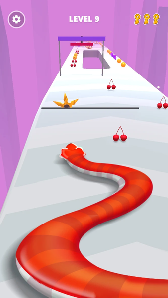 Snake Run - Gameplay image of android game