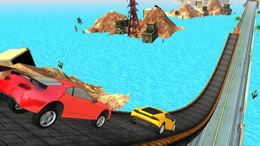 Mega Ramp Car Stunts Game - Gameplay image of android game