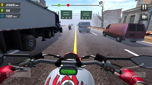 Highway Moto Rider 2: Traffic - Gameplay image of android game