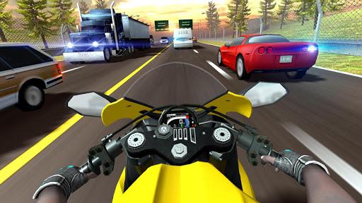 Highway Moto Rider 2: Traffic - Gameplay image of android game