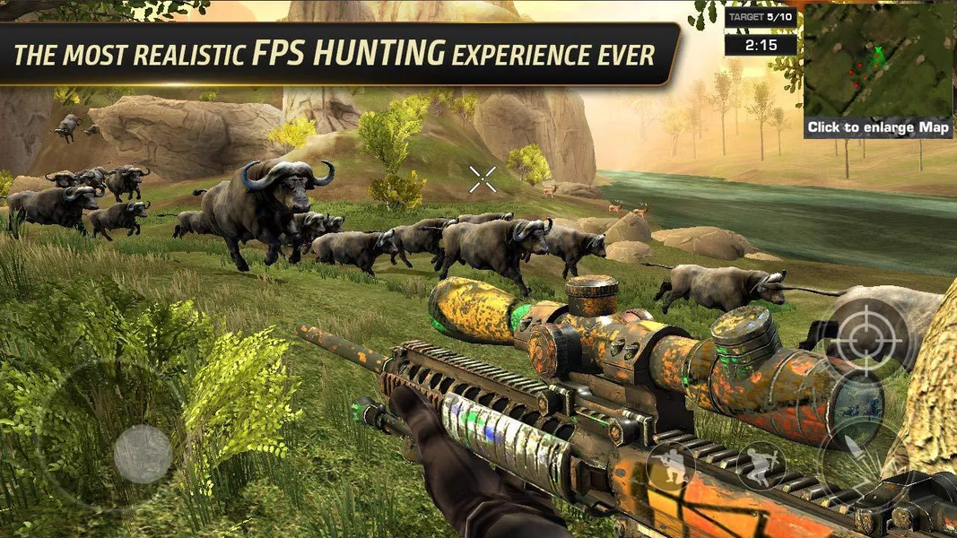 FPS Hunter: Survival Game - Gameplay image of android game