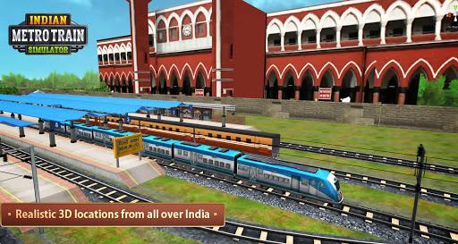 Indian Metro Train Sim 2025 - Gameplay image of android game