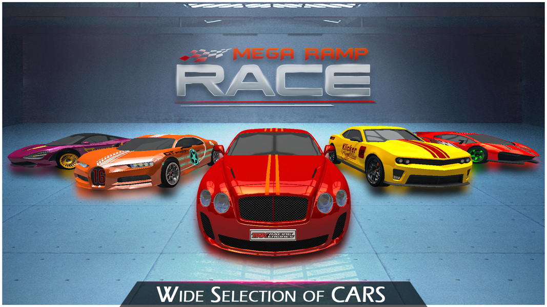 Mega Ramp Race - Gameplay image of android game