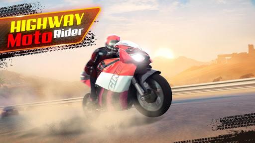 Highway Moto :Traffic Race - Gameplay image of android game