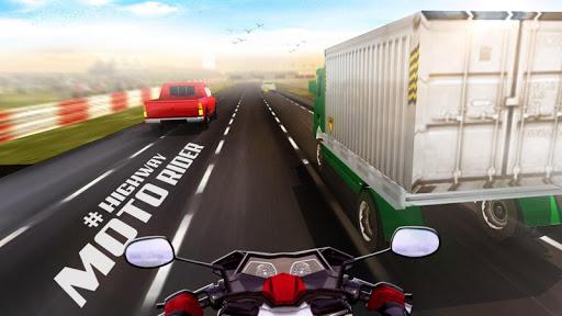 Highway Moto :Traffic Race - Gameplay image of android game