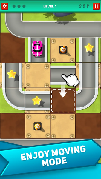 Roll The Car Game - Gameplay image of android game