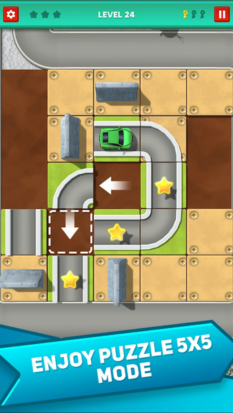 Roll The Car Game - Gameplay image of android game