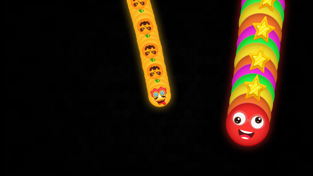 Snake Clash - Worm Snake Game - عکس بازی موبایلی اندروید