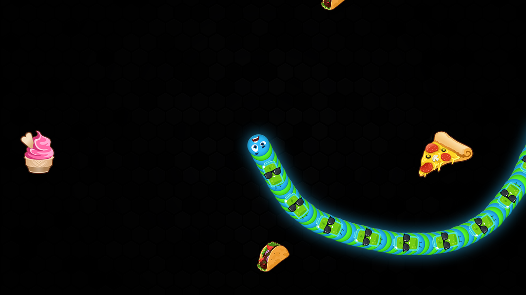 Snake Clash - Worm Snake Game - Gameplay image of android game