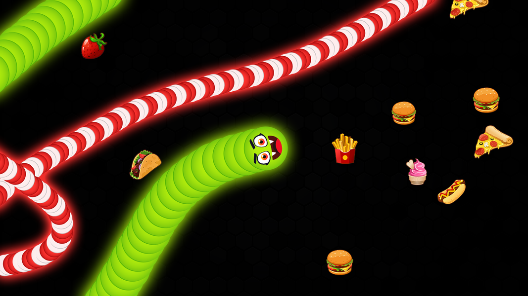 Snake Clash - Worm Snake Game - Gameplay image of android game