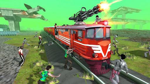 Train shooting - Zombie War - Gameplay image of android game