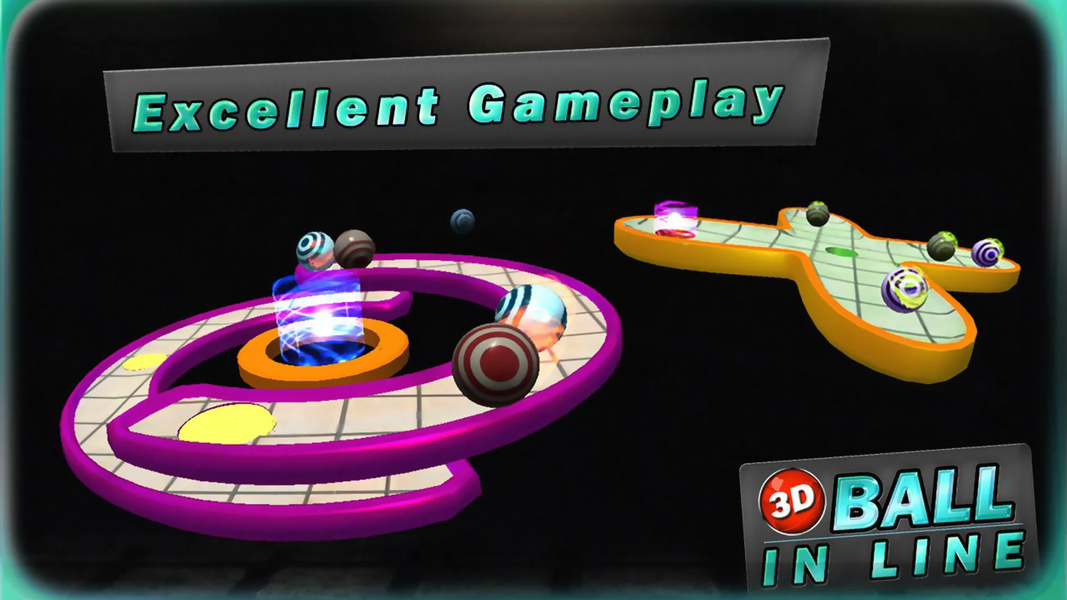 Balance Rolling Ball ۳D Game - عکس بازی موبایلی اندروید