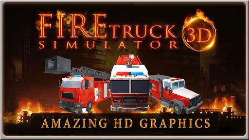 FIRE TRUCK SIMULATOR 3D - Gameplay image of android game