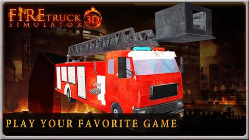 FIRE TRUCK SIMULATOR 3D - Gameplay image of android game