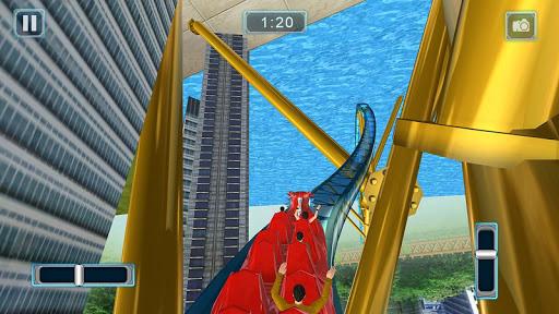 Reckless Roller Coaster Sim - Gameplay image of android game
