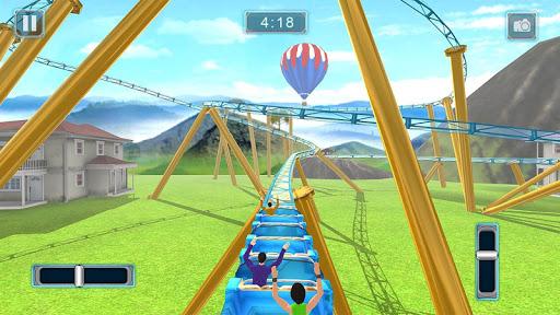 Reckless Roller Coaster Sim - Gameplay image of android game