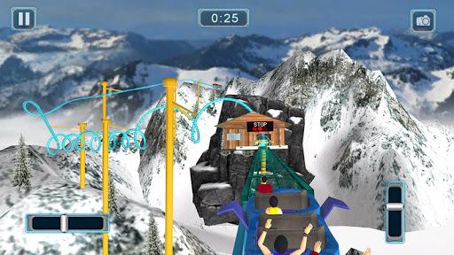 Reckless Roller Coaster Sim - Gameplay image of android game