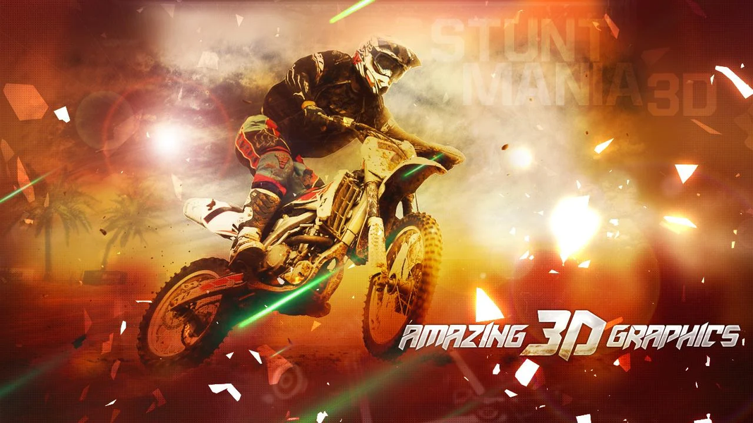 Motorcycle Stunt 3D Bike Game - Gameplay image of android game