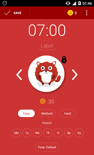 Alarm clock - Image screenshot of android app