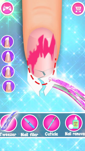 Girls Nail Salon-Acrylic Nails - Gameplay image of android game