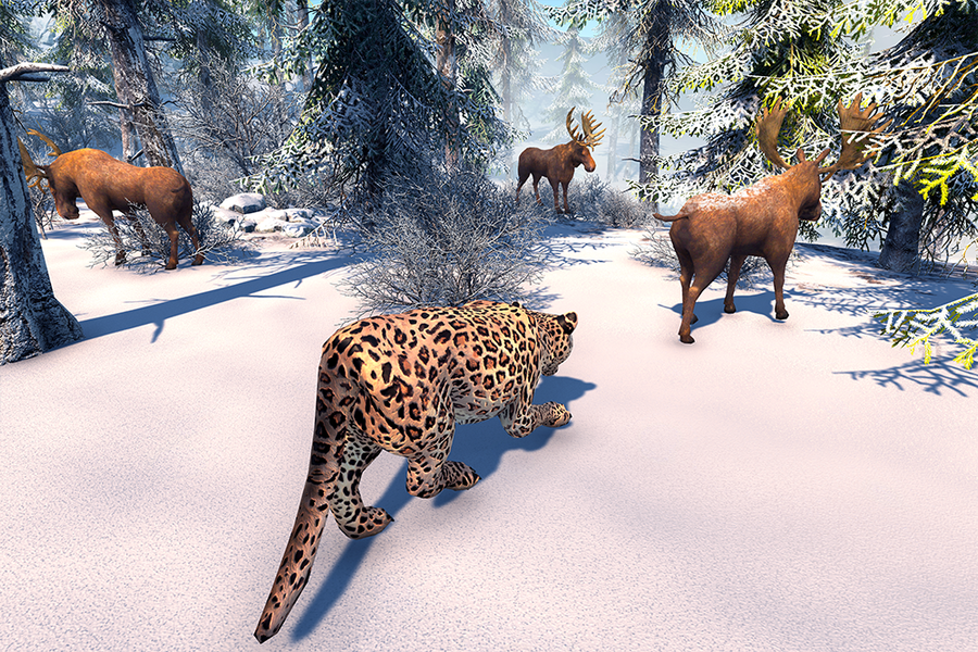 Arctic Leopard Simulator Game - عکس بازی موبایلی اندروید