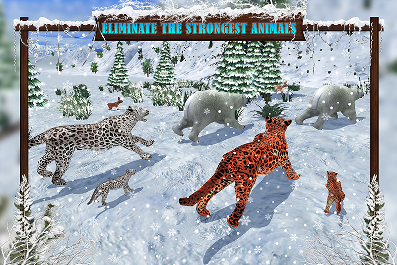 Arctic Leopard Simulator Game - عکس بازی موبایلی اندروید