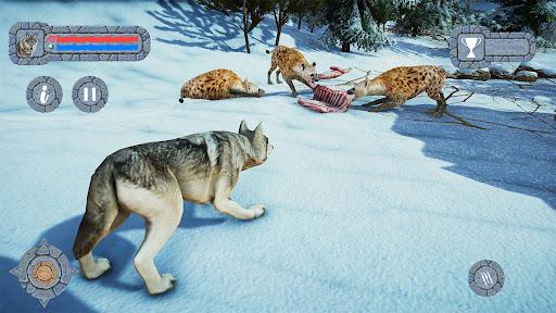 Arctic Wolf Family Simulator - Gameplay image of android game