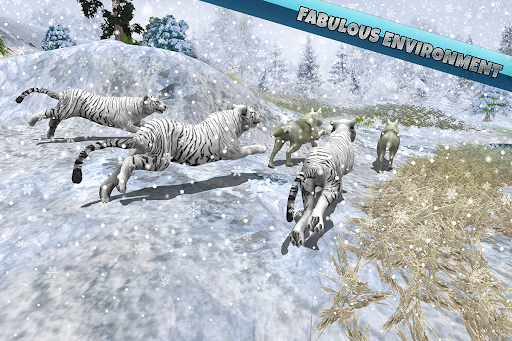 Arctic Wolf Family Simulator - Gameplay image of android game