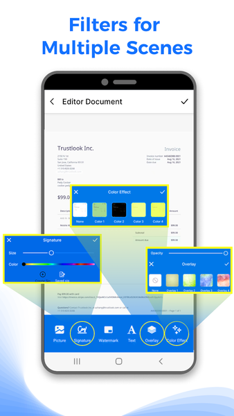Simple Scanner: Doc to PDF/IMG - Image screenshot of android app