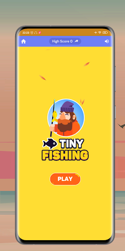 Tiny Fishing - Gameplay image of android game