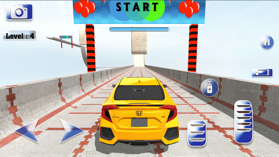 Crazy GT Car Stunts GT Racing - Gameplay image of android game