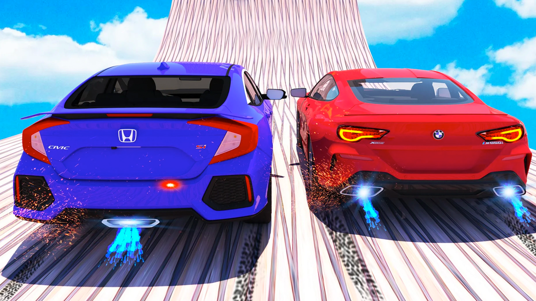 Crazy GT Car Stunts GT Racing - Gameplay image of android game