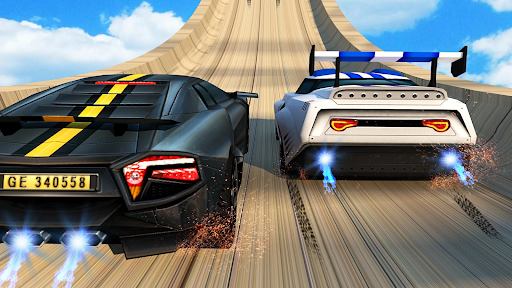 City Sports Car Racing Stunts - Gameplay image of android game
