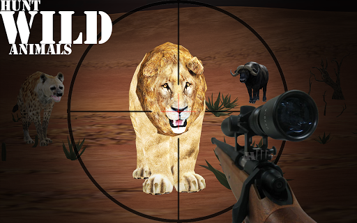 Animal Hunting Desert Shooting - Gameplay image of android game