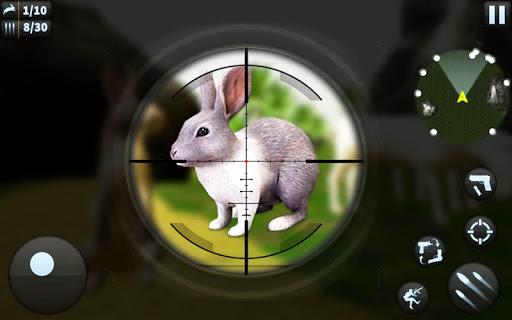 Rabbit Game Sniper Shooting - Gameplay image of android game