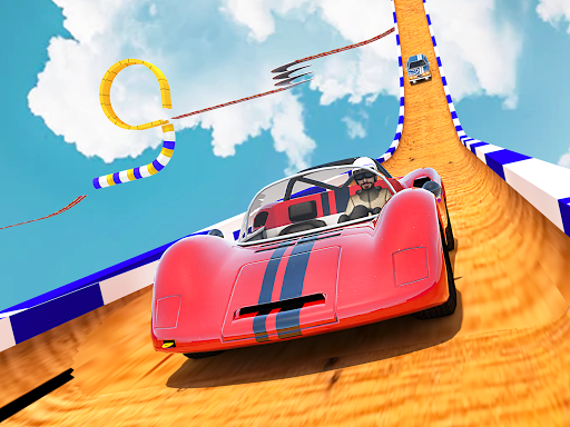 Ramp Muscle Car Stunt Games - Gameplay image of android game