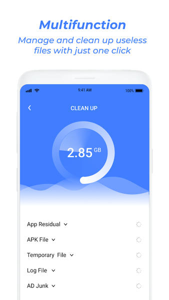 Tiny File Explorer & Cleaner - عکس برنامه موبایلی اندروید