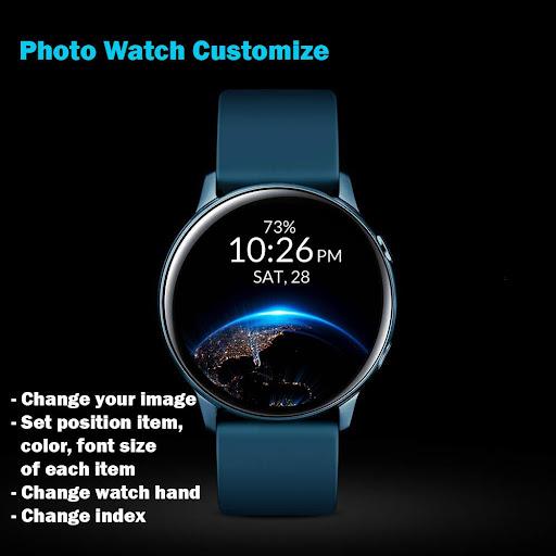 Photo Watch Maker Tizen WearOS - Image screenshot of android app
