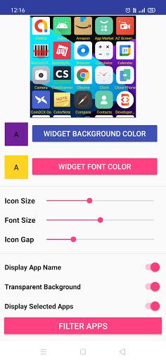 Tiny Icons Widget - Image screenshot of android app