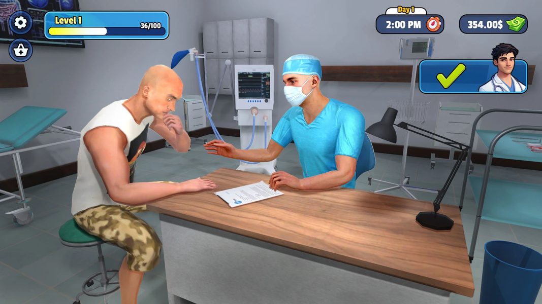 Doctor's Office Simulation - Gameplay image of android game