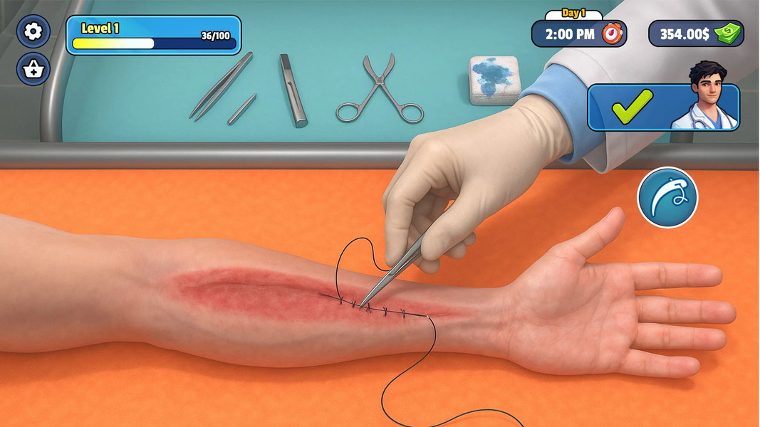 Doctor's Office Simulation - Gameplay image of android game