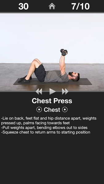 Daily Arm Workout - Trainer - Image screenshot of android app