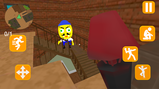 Neighbor Sponge. Scary Secret - Gameplay image of android game