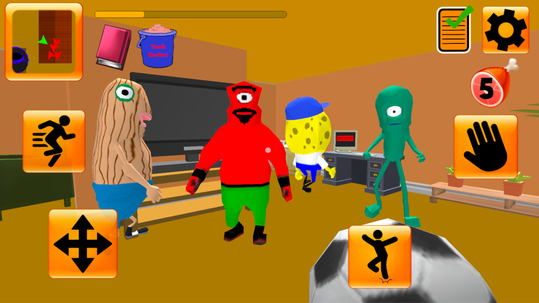 Plankton Gang. Sponge Neighbor - Image screenshot of android app