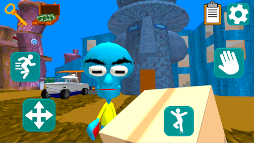 Squid Neighbor. Sponge Escape - عکس بازی موبایلی اندروید