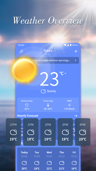 Tiny Weather - عکس برنامه موبایلی اندروید