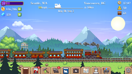 Tiny Rails - Train Tycoon 2024 - عکس بازی موبایلی اندروید